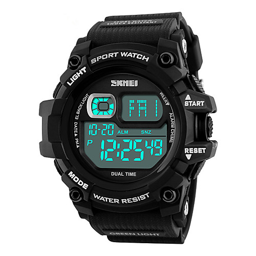 SKMEI Men's Sport Watch Digital Watch Digital Quilted PU Leather Black 30 m Water Resistant / Waterproof Alarm Calendar / date / day Digital Yellow Red Blue Two Years Battery Life / Chronograph
SKMEI Men's Sport Watch Digital Watch Digital Quilted PU Leather Black 30 m Water Resistant / Waterproof Alarm Calendar / date / day Digital Yellow Red Blue Two Years Battery Life / Chronograph