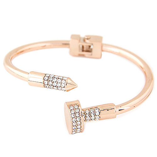 Women's Cuff Bracelet Ladies Personalized Luxury Punk European Rhinestone Bracelet Jewelry Silver / Golden For Daily / Imitation Diamond
Women's Cuff Bracelet Ladies Personalized Luxury Punk European Rhinestone Bracelet Jewelry Silver / Golden For Daily / Imitation Diamond