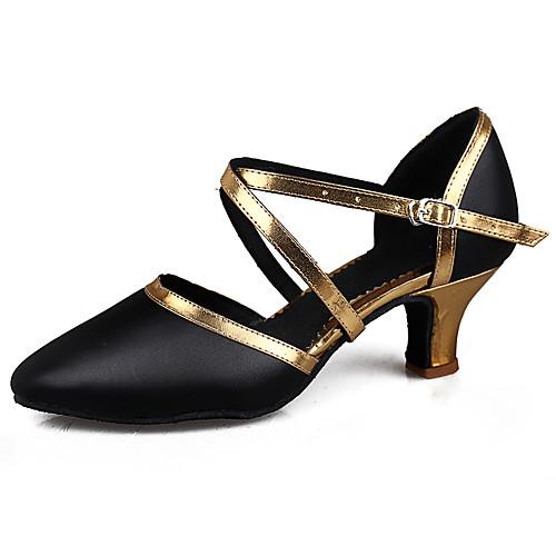 Women's Dance Shoes Patent Leather / Leatherette Latin Shoes / Salsa Shoes Buckle Sandal / Heel Cuban Heel Customizable Black / Gold / Black / Silver / Indoor / Performance / Practice / Professional
Women's Dance Shoes Patent Leather / Leatherette Latin Shoes / Salsa Shoes Buckle Sandal / Heel Cuban Heel Customizable Black / Gold / Black / Silver / Indoor / Performance / Practice / Professional