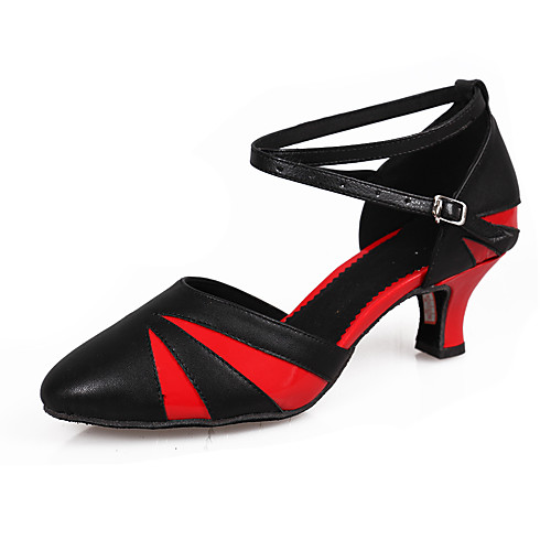 Women's Dance Shoes Patent Leather / Leatherette Latin Shoes / Salsa Shoes Buckle Sandal / Heel Cuban Heel Customizable Black / Red / Indoor / Performance / Practice / Professional
Women's Dance Shoes Patent Leather / Leatherette Latin Shoes / Salsa Shoes Buckle Sandal / Heel Cuban Heel Customizable Black / Red / Indoor / Performance / Practice / Professional