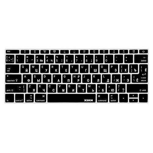 XSKN Russian Silicone Keyboard Skin for 2016 Newest Non-touch Bar MacBook Pro 13.3 with Retina/Macbook 12 (US/EU Layout)
XSKN Russian Silicone Keyboard Skin for 2016 Newest Non-touch Bar MacBook Pro 13.3 with Retina/Macbook 12 (US/EU Layout)