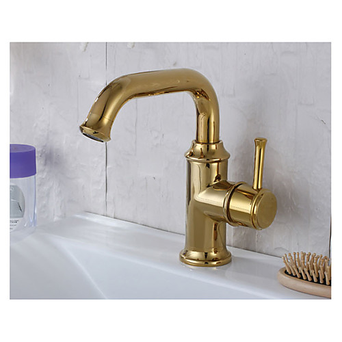Bathroom Sink Faucet - Rain Shower / Widespread / Thermostatic Ti-PVD Centerset One Hole / Single Handle One HoleBath Taps
Bathroom Sink Faucet - Rain Shower / Widespread / Thermostatic Ti-PVD Centerset One Hole / Single Handle One HoleBath Taps