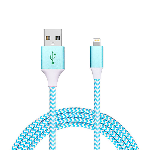 USB 2.0 Cable 1m-1.99m / 3ft-6ft Normal / Braided Aluminum / Nylon / Metal USB Cable Adapter For iPad / Apple / iPhone
USB 2.0 Cable 1m-1.99m / 3ft-6ft Normal / Braided Aluminum / Nylon / Metal USB Cable Adapter For iPad / Apple / iPhone