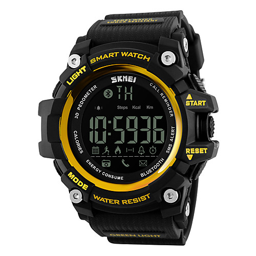 SKMEI Men's Women's Sport Watch Smartwatch Wrist Watch Digital Rubber Black / Red 30 m Water Resistant / Waterproof Alarm Calendar / date / day Digital Luxury - Yellow Red Blue / Remote Control / RC
SKMEI Men's Women's Sport Watch Smartwatch Wrist Watch Digital Rubber Black / Red 30 m Water Resistant / Waterproof Alarm Calendar / date / day Digital Luxury - Yellow Red Blue / Remote Control / RC