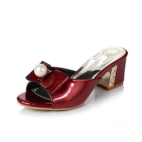 Women's Sandals Chunky Heel Open Toe Buckle Patent Leather Comfort Walking Shoes Spring / Summer Red / Blue / Pink / EU41
Women's Sandals Chunky Heel Open Toe Buckle Patent Leather Comfort Walking Shoes Spring / Summer Red / Blue / Pink / EU41