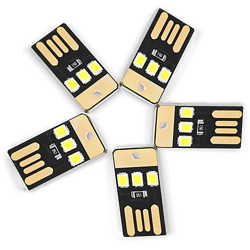 YWXLIGHT 5 ед. USB огни LED Night Light Декоративное освещение USB Маленький размер
YWXLIGHT 5 ед. USB огни LED Night Light Декоративное освещение USB Маленький размер