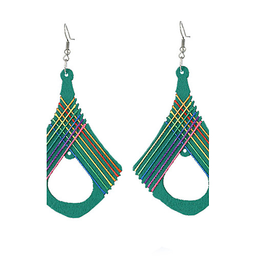 Women's Unique Design Fashion Euramerican Wood Earrings Jewelry Green / Blue For Wedding Party Birthday Gift
Women's Unique Design Fashion Euramerican Wood Earrings Jewelry Green / Blue For Wedding Party Birthday Gift