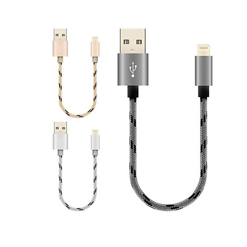 

USB 2.0 / Подсветка Компактность / Высокая скорость / Позолота Кабель Macbook / iPad / MacBook Air для 25 cm Назначение Алюминий / Нейлон