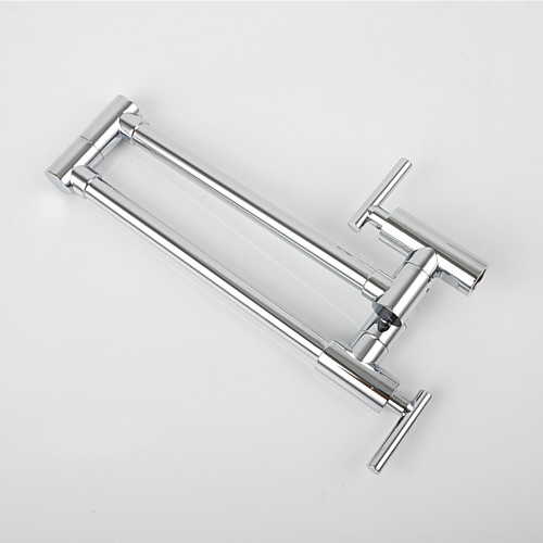 Kitchen faucet - Single Handle One Hole Chrome Standard Spout / Tall / High Arc / Pot Filler Wall Mounted Contemporary / Art Deco / Retro / Modern Kitchen Taps
Kitchen faucet - Single Handle One Hole Chrome Standard Spout / Tall / High Arc / Pot Filler Wall Mounted Contemporary / Art Deco / Retro / Modern Kitchen Taps