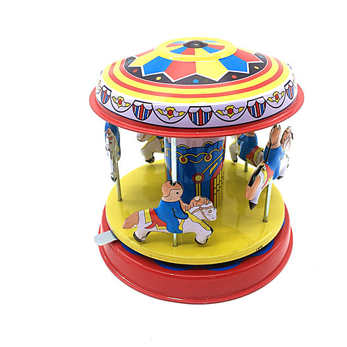 Wind-up Toy Cute Horse Carousel Merry Go Round Metalic Iron 1 pcs Kid's Boys' Girls' Toy Gift
Wind-up Toy Cute Horse Carousel Merry Go Round Metalic Iron 1 pcs Kid's Boys' Girls' Toy Gift