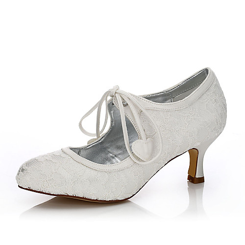 Women's Wedding Shoes Dyeable Wedding Shoes Stiletto Heel Round Toe Silk / Tulle Comfort / Dyeable Shoes Fall / Winter Ivory / Party & Evening
Women's Wedding Shoes Dyeable Wedding Shoes Stiletto Heel Round Toe Silk / Tulle Comfort / Dyeable Shoes Fall / Winter Ivory / Party & Evening