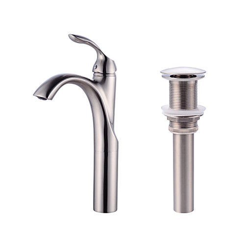 Faucet Set - Widespread Nickel Brushed Widespread Single Handle One HoleBath Taps
Faucet Set - Widespread Nickel Brushed Widespread Single Handle One HoleBath Taps