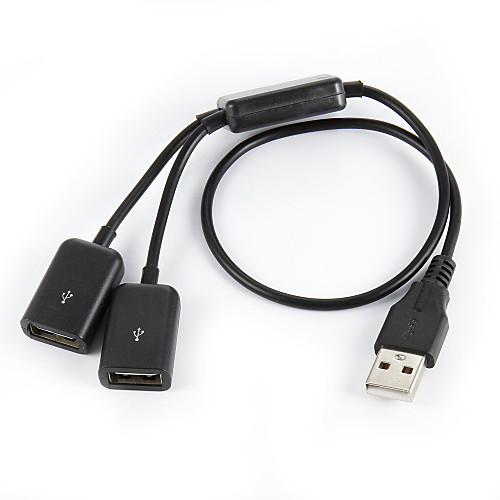 Black USB 2.0 Dual Ports Hub Cable Bus power For Laptop Macbook Notebook PC & Mouse & Flash Disk
Black USB 2.0 Dual Ports Hub Cable Bus power For Laptop Macbook Notebook PC & Mouse & Flash Disk