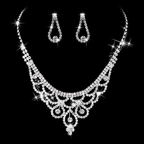 Women's AAA Cubic Zirconia Drop Earrings Choker Necklace Bridal Jewelry Sets Luxury Vintage Elegant Cubic Zirconia Silver Earrings Jewelry Silver For Wedding Party Anniversary Engagement Valentine's
Women's AAA Cubic Zirconia Drop Earrings Choker Necklace Bridal Jewelry Sets Luxury Vintage Elegant Cubic Zirconia Silver Earrings Jewelry Silver For Wedding Party Anniversary Engagement Valentine's