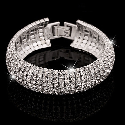 Жен. Кристалл Браслет цельное кольцо Теннисные браслеты - Искусственный бриллиант Дамы, Манжета, Роскошь, Классический, Элегантный стиль Браслеты Бижутерия Серебряный / Золотой Назначение / Свадьба
Жен. Кристалл Браслет цельное кольцо Теннисные браслеты - Искусственный бриллиант Дамы, Манжета, Роскошь, Классический, Элегантный стиль Браслеты Бижутерия Серебряный / Золотой Назначение / Свадьба