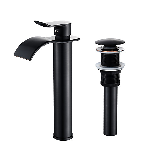 Contemporary Centerset Ceramic Valve Single Handle One Hole Oil-rubbed Bronze, Faucet Set
Contemporary Centerset Ceramic Valve Single Handle One Hole Oil-rubbed Bronze, Faucet Set