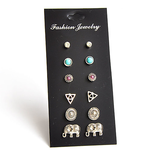 Men's Women's Stud Earrings Drop Earrings Elephant Personalized Vintage Basic Simple Style Rock Fashion Earrings Jewelry Silver For Christmas Gifts Wedding Party Special Occasion Halloween Anniversary
Men's Women's Stud Earrings Drop Earrings Elephant Personalized Vintage Basic Simple Style Rock Fashion Earrings Jewelry Silver For Christmas Gifts Wedding Party Special Occasion Halloween Anniversary