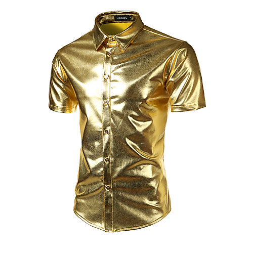 Men's Party Club Luxury Slim Shirt - Solid Colored Basic Classic Collar Silver L / Short Sleeve / Summer
Men's Party Club Luxury Slim Shirt - Solid Colored Basic Classic Collar Silver L / Short Sleeve / Summer