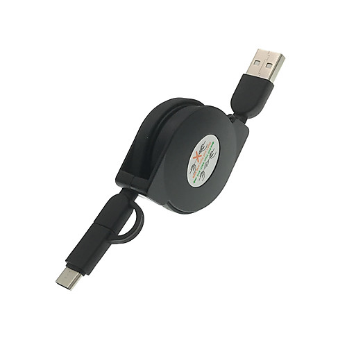 

Micro USB 2.0 / USB 2.0 / Type-C Компактность / Выдвижной / Плоские Кабель Samsung / Huawei / Nokia для 100 cm Назначение Пластик