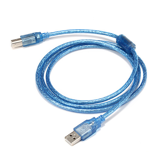 USB 2.0 Кабель, USB 2.0 to USB Type B Кабель Male - Male 1.5M (5Ft) 
USB 2.0 Кабель, USB 2.0 to USB Type B Кабель Male - Male 1.5M (5Ft)