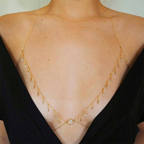 Body Chain Fashion Women's Body Jewelry For Special Occasion Dailywear Crystal Crystal Copper Iron Gold Silver
Body Chain Fashion Women's Body Jewelry For Special Occasion Dailywear Crystal Crystal Copper Iron Gold Silver