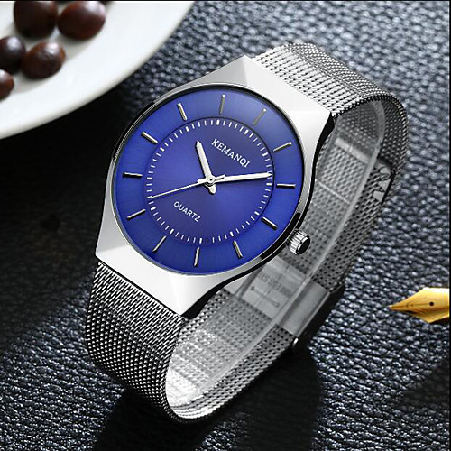 Men's Sport Watch Wrist Watch Quartz Silver Water Resistant / Waterproof Creative Analog Charm Casual Fashion Elegant - White Black Blue / Stainless Steel
Men's Sport Watch Wrist Watch Quartz Silver Water Resistant / Waterproof Creative Analog Charm Casual Fashion Elegant - White Black Blue / Stainless Steel