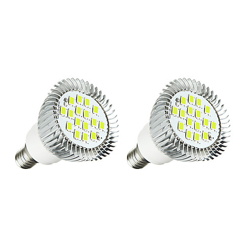 2pcs 3 W LED Spotlight 260-300 lm E14 16 LED Beads SMD 5630 Warm White White 220-240 V / 2 pcs
2pcs 3 W LED Spotlight 260-300 lm E14 16 LED Beads SMD 5630 Warm White White 220-240 V / 2 pcs