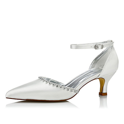 Women's Wedding Shoes Low Heel Pointed Toe Chain / Lace-up Silk Comfort Spring / Fall Ivory / Party & Evening / EU42
Women's Wedding Shoes Low Heel Pointed Toe Chain / Lace-up Silk Comfort Spring / Fall Ivory / Party & Evening / EU42