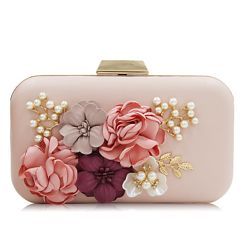 Women's Rhinestone / Petal / Satin Flower Polyester Evening Bag Rhinestone Crystal Evening Bags White / Black / Blushing Pink
Women's Rhinestone / Petal / Satin Flower Polyester Evening Bag Rhinestone Crystal Evening Bags White / Black / Blushing Pink