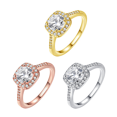Women's Band Ring Micro Pave Ring Diamond Cubic Zirconia Gold Silver Rose Gold Zircon Square Ladies Fashion Bridal Wedding Party Jewelry Solitaire Emerald Cut Halo Adjustable
Women's Band Ring Micro Pave Ring Diamond Cubic Zirconia Gold Silver Rose Gold Zircon Square Ladies Fashion Bridal Wedding Party Jewelry Solitaire Emerald Cut Halo Adjustable