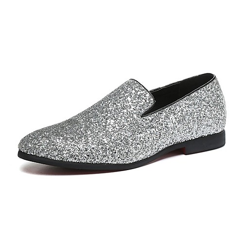 Men's Novelty Shoes Paillette / Leather / Glitter Spring / Fall Loafers & Slip-Ons Walking Shoes Gold / Silver / Wedding / Party & Evening / Wedding / Sequin / Party & Evening
Men's Novelty Shoes Paillette / Leather / Glitter Spring / Fall Loafers & Slip-Ons Walking Shoes Gold / Silver / Wedding / Party & Evening / Wedding / Sequin / Party & Evening