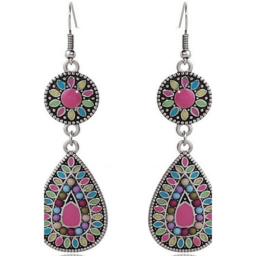 Women's Drop Earrings Oversized Drop Personalized Bohemian Oversized Earrings Jewelry Purple / Fuchsia / Blue For Stage Going out
Women's Drop Earrings Oversized Drop Personalized Bohemian Oversized Earrings Jewelry Purple / Fuchsia / Blue For Stage Going out