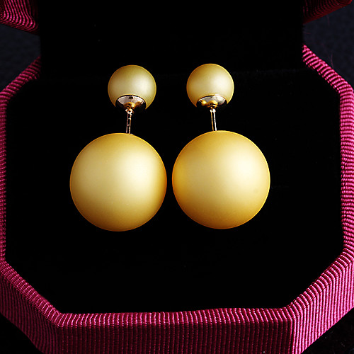 Women's Stud Earrings Frosted Ball Ball two stone Ball Cheap Ladies Basic Simple Style Earrings Jewelry Pink / Light Blue / Dark Purple For Party Daily Casual
Women's Stud Earrings Frosted Ball Ball two stone Ball Cheap Ladies Basic Simple Style Earrings Jewelry Pink / Light Blue / Dark Purple For Party Daily Casual