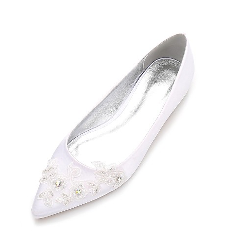 Women's Wedding Shoes Flat Heel Pointed Toe Beading / Flower Satin Comfort / Ballerina Spring / Summer White / Ivory / Party & Evening / EU41
Women's Wedding Shoes Flat Heel Pointed Toe Beading / Flower Satin Comfort / Ballerina Spring / Summer White / Ivory / Party & Evening / EU41