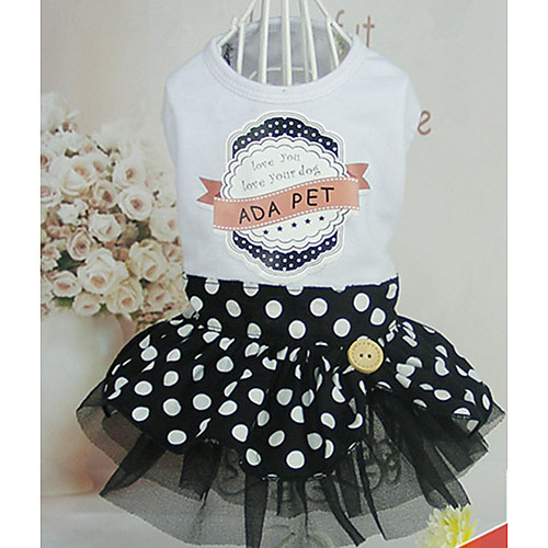 Dog Dress Dog Clothes Princess Cotton Costume For Spring & Fall Summer Women's Casual / Daily
Dog Dress Dog Clothes Princess Cotton Costume For Spring & Fall Summer Women's Casual / Daily