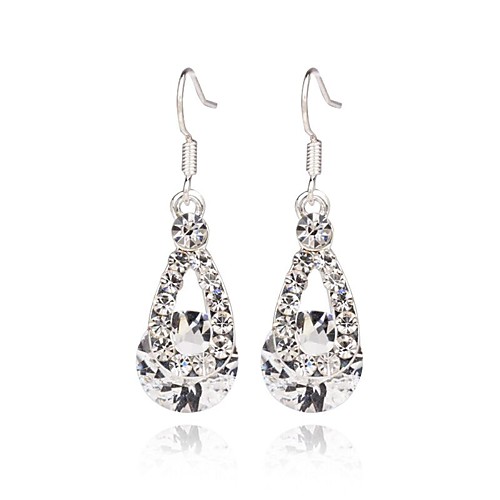 Women's Hoop Earrings Pear Fashion Zircon Earrings Jewelry Light Red / Blue / Pink For Wedding Party Halloween Daily Casual
Women's Hoop Earrings Pear Fashion Zircon Earrings Jewelry Light Red / Blue / Pink For Wedding Party Halloween Daily Casual