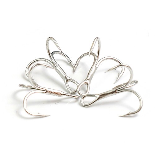 10 pcs Treble Hook Fishing Hooks Thin Hang-Nail Sea Fishing / Spinning / Jigging Fishing / Freshwater Fishing / Carp Fishing / Lure Fishing / General Fishing
10 pcs Treble Hook Fishing Hooks Thin Hang-Nail Sea Fishing / Spinning / Jigging Fishing / Freshwater Fishing / Carp Fishing / Lure Fishing / General Fishing