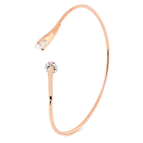 Women's Crystal Cuff Bracelet Ladies Simple Style Fashion Elegant Bracelet Jewelry Gold / Silver / Rose Gold For Christmas Birthday Gift Casual New Year Valentine
Women's Crystal Cuff Bracelet Ladies Simple Style Fashion Elegant Bracelet Jewelry Gold / Silver / Rose Gold For Christmas Birthday Gift Casual New Year Valentine