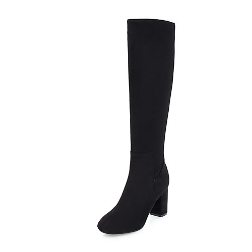 Women's Boots Knee High Boots Chunky Heel Round Toe Zipper Leatherette Knee High Boots Riding Boots / Fashion Boots Winter Black / Red / Dark Blue / EU39
Women's Boots Knee High Boots Chunky Heel Round Toe Zipper Leatherette Knee High Boots Riding Boots / Fashion Boots Winter Black / Red / Dark Blue / EU39
