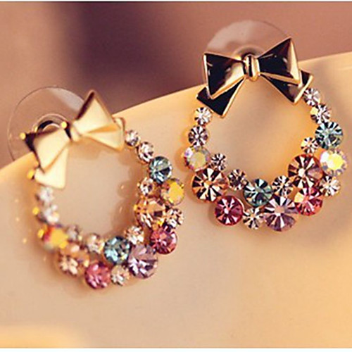 Women's Stud Earrings Rhinestone Earrings Bowknot Cheap Ladies Classic Bling Bling Jewelry Gold For Wedding Daily Masquerade Engagement Party Prom Going out
Women's Stud Earrings Rhinestone Earrings Bowknot Cheap Ladies Classic Bling Bling Jewelry Gold For Wedding Daily Masquerade Engagement Party Prom Going out