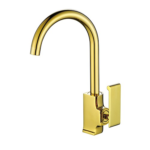 Kitchen faucet Ti-PVD Centerset Contemporary / Luxury Kitchen Taps / Brass
Kitchen faucet Ti-PVD Centerset Contemporary / Luxury Kitchen Taps / Brass