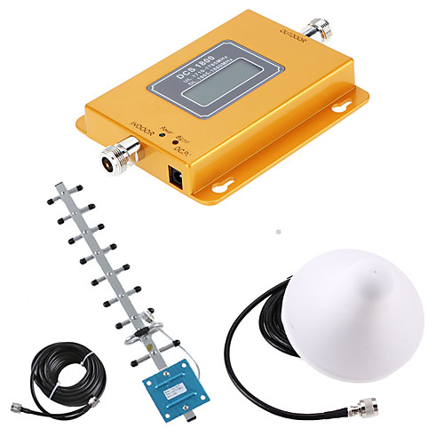 LTE 4G 1800MHz LCD Cell Phone Signal Booster 65dbi Gain 4G Signal Repeater Amplifier Antenna Set
LTE 4G 1800MHz LCD Cell Phone Signal Booster 65dbi Gain 4G Signal Repeater Amplifier Antenna Set