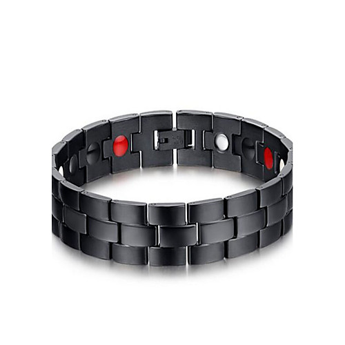 Men's Chain Bracelet Magnetic Bracelet Stainless Steel Personalized Initial Bracelet Jewelry Black For Christmas Gifts Daily Casual Sports
Men's Chain Bracelet Magnetic Bracelet Stainless Steel Personalized Initial Bracelet Jewelry Black For Christmas Gifts Daily Casual Sports