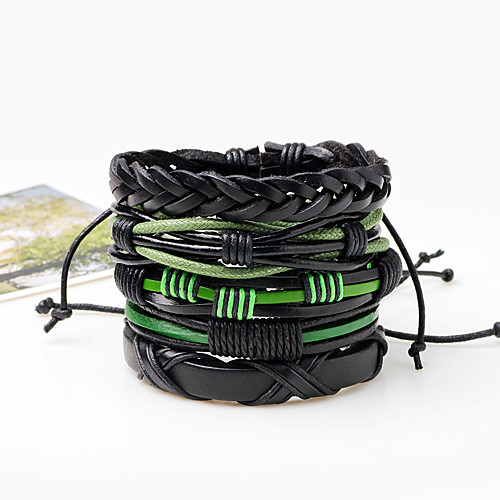 Men's Bracelet Statement Rock Hip-Hop Oversized PU Leather Bracelet Jewelry Black For Daily Casual
Men's Bracelet Statement Rock Hip-Hop Oversized PU Leather Bracelet Jewelry Black For Daily Casual