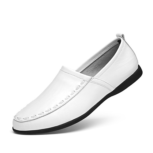 Men's Driving Shoes Leather Spring / Summer Loafers & Slip-Ons Black / Dark Brown / White / EU40
Men's Driving Shoes Leather Spring / Summer Loafers & Slip-Ons Black / Dark Brown / White / EU40