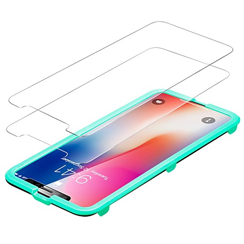 Screen Protector for Apple iPhone X Tempered Glass 2 pcs Front Screen Protector High Definition (HD) / 9H Hardness / 2.5D Curved edge
Screen Protector for Apple iPhone X Tempered Glass 2 pcs Front Screen Protector High Definition (HD) / 9H Hardness / 2.5D Curved edge