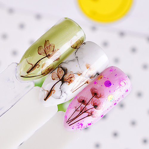 1 pcs Мода Наклейки / 3D-стикеры для ногтей Повседневные наклейки для ногтей 5 3d xf1241