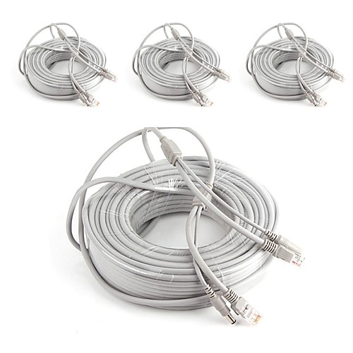 Кабели 4PCS 66ft CCTV RJ45 Video Network Cable DC Power Camera Extension для Безопасность системы 2000cm 1.7kg
Кабели 4PCS 66ft CCTV RJ45 Video Network Cable DC Power Camera Extension для Безопасность системы 2000cm 1.7kg