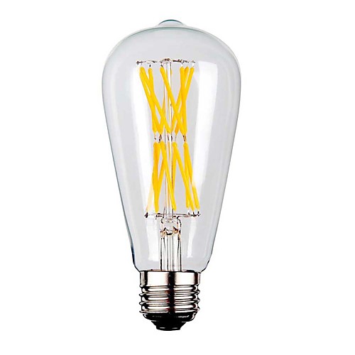 KWB 1шт 9 W 1100 lm E26 / E27 LED лампы накаливания ST64 12 Светодиодные бусины COB Тёплый белый 220-240 V / 1 шт. / RoHs
KWB 1шт 9 W 1100 lm E26 / E27 LED лампы накаливания ST64 12 Светодиодные бусины COB Тёплый белый 220-240 V / 1 шт. / RoHs