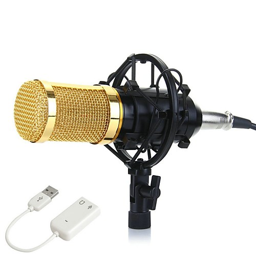 KEBTYVOR BM800 Проводное Микрофон наборы Конденсаторный микрофон Ручной микрофон Назначение ПК
KEBTYVOR BM800 Проводное Микрофон наборы Конденсаторный микрофон Ручной микрофон Назначение ПК